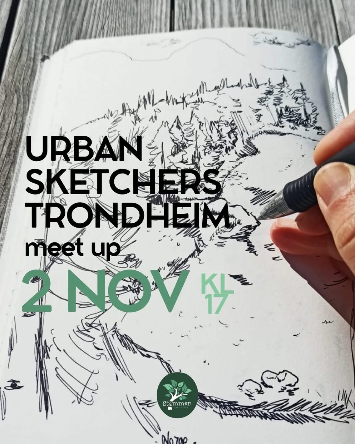 Urban Sketchers Trondheim 2/11