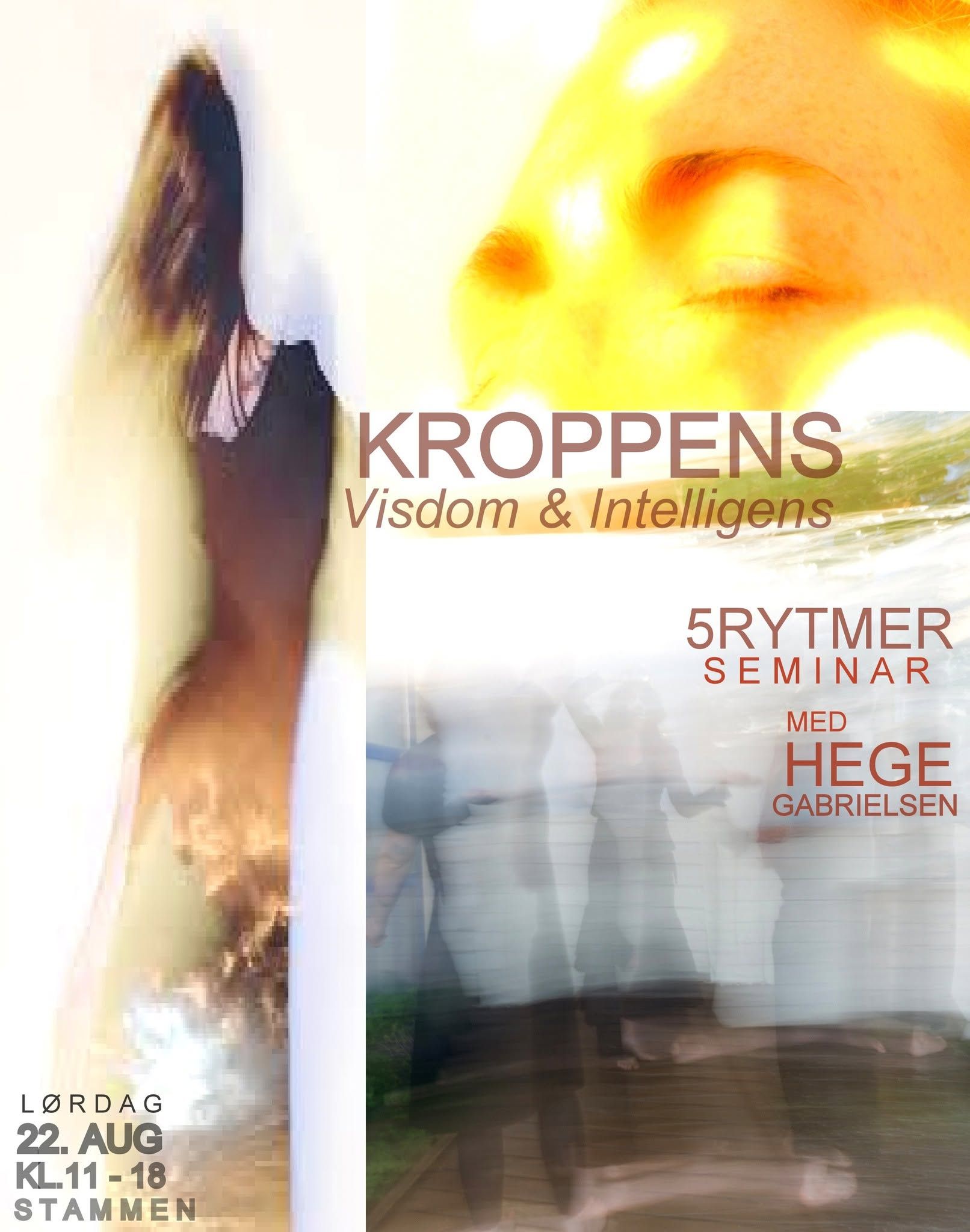 Kroppens visdom og intelligens 22/8 kl.11-18.