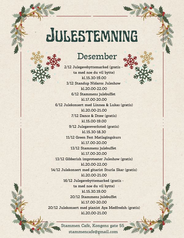 Arrangement i desember 🎄